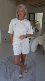 PINEAPPLE summer sweat set white