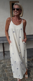 ELOISE maxi viscose dress ecru