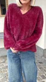 PLUSH softest knit burgundy