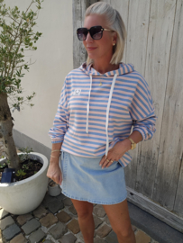 AMY summer hoodie blue