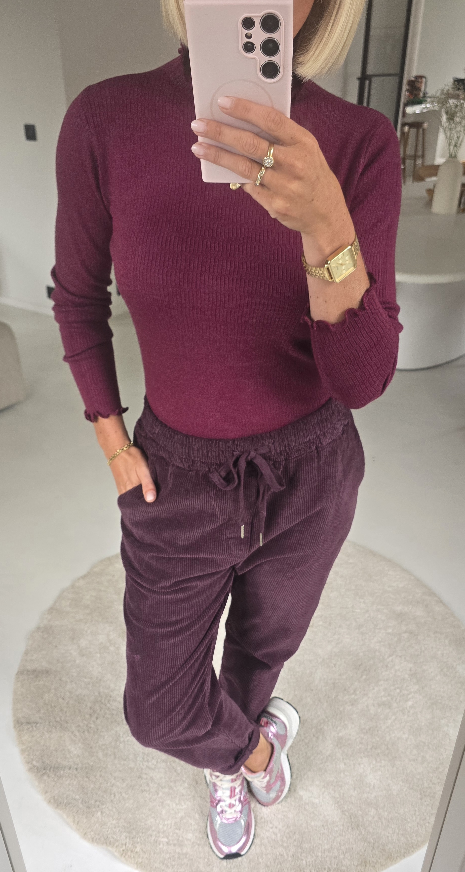 SOFTIE softest longsleeve aubergine