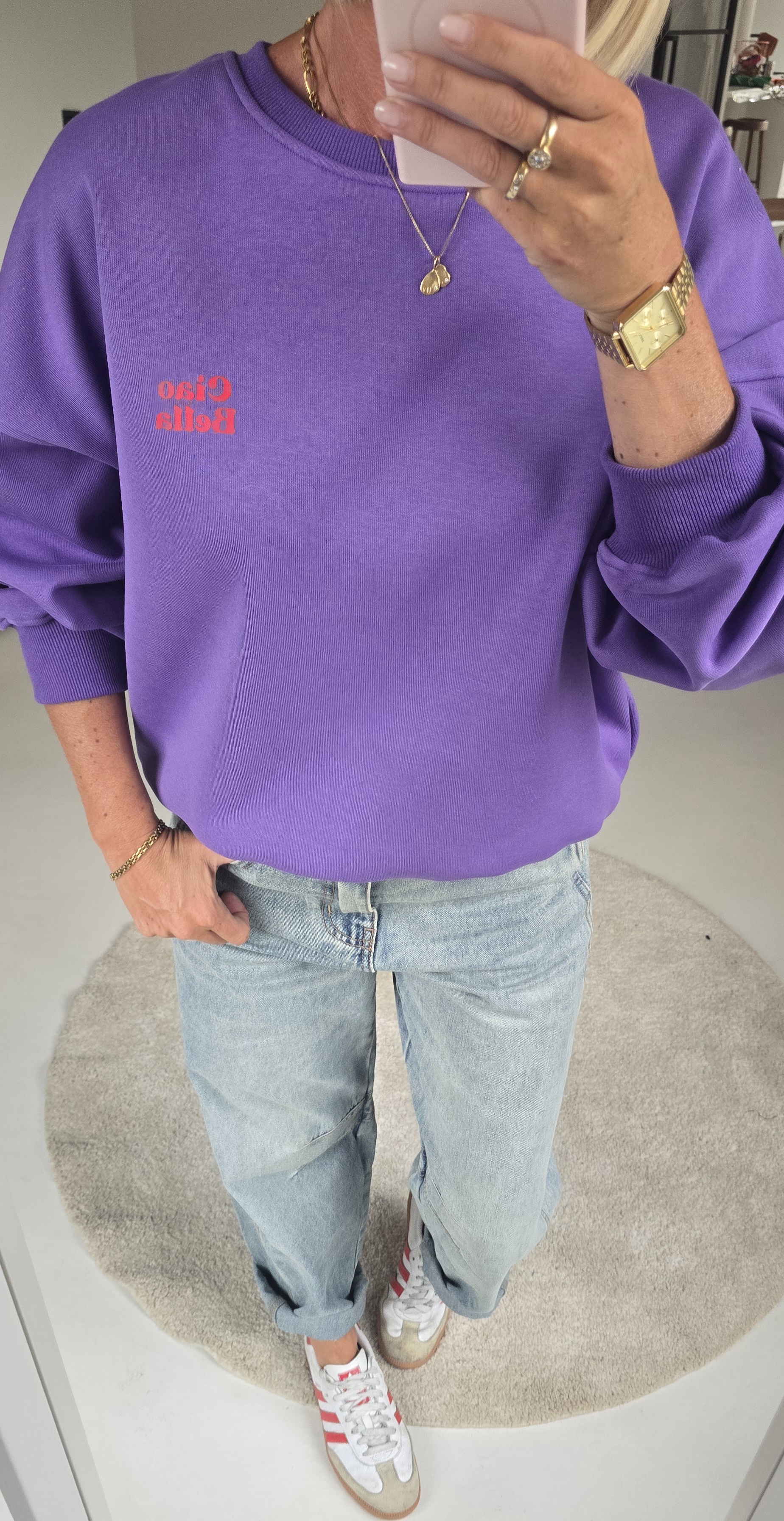 CIAO BELLA sweatshirt violet