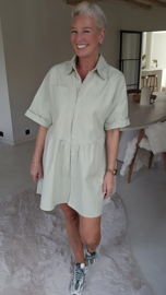 JULIA shirt dress mint