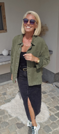 THE PERFECT JEANS jacket khaki