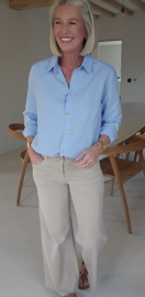 MEREDITH wide leg jeans beige