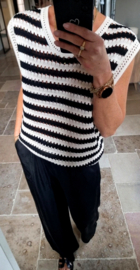 NOVA striped knit top
