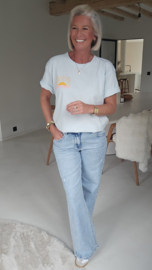 EVERYDAY wide leg jeans soft blue