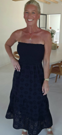 BELIZE bustier dress black