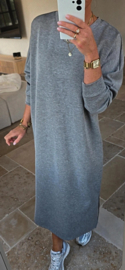CELIA maxi sweatshirt dress grey