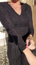 LACE longsleeve black