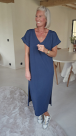 MELTE maxi T-shirt dress navy