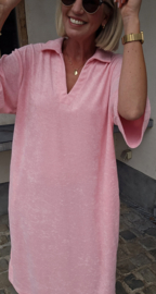 DIDOE maxi sponge dress baby pink