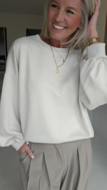 BASIC sweatshirt cold beige