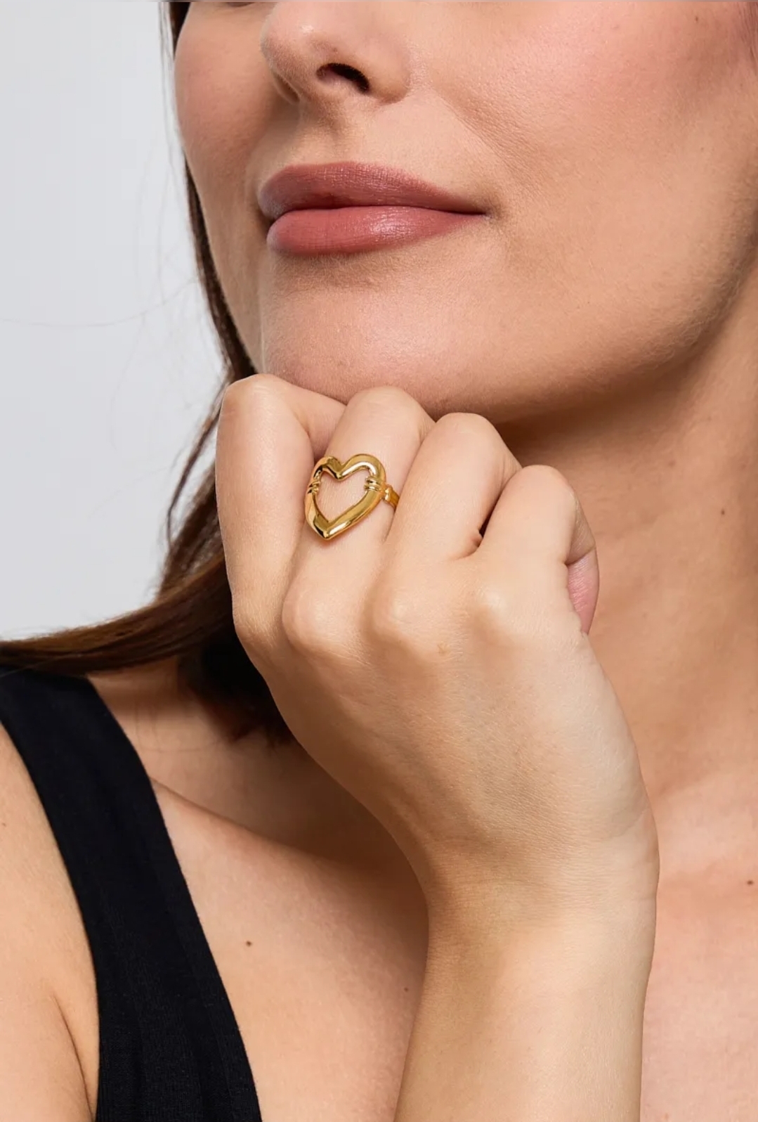 HEART ring gold