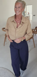 AMY cotton shirt taupe