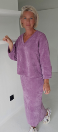 MANDA velvet set lavender