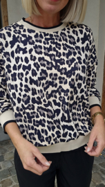 LEO sweatshirt black beige