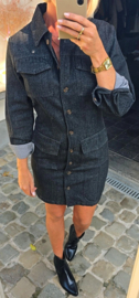 MIA jeans dress black