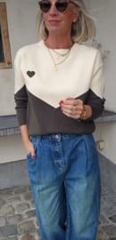 WINONA knit khaki ecru