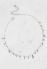 JOSEE tassel necklace silver
