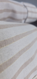 AMBER striped shirt beige
