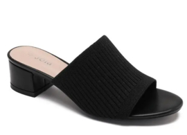 COLETTE comfy slipper sandals black