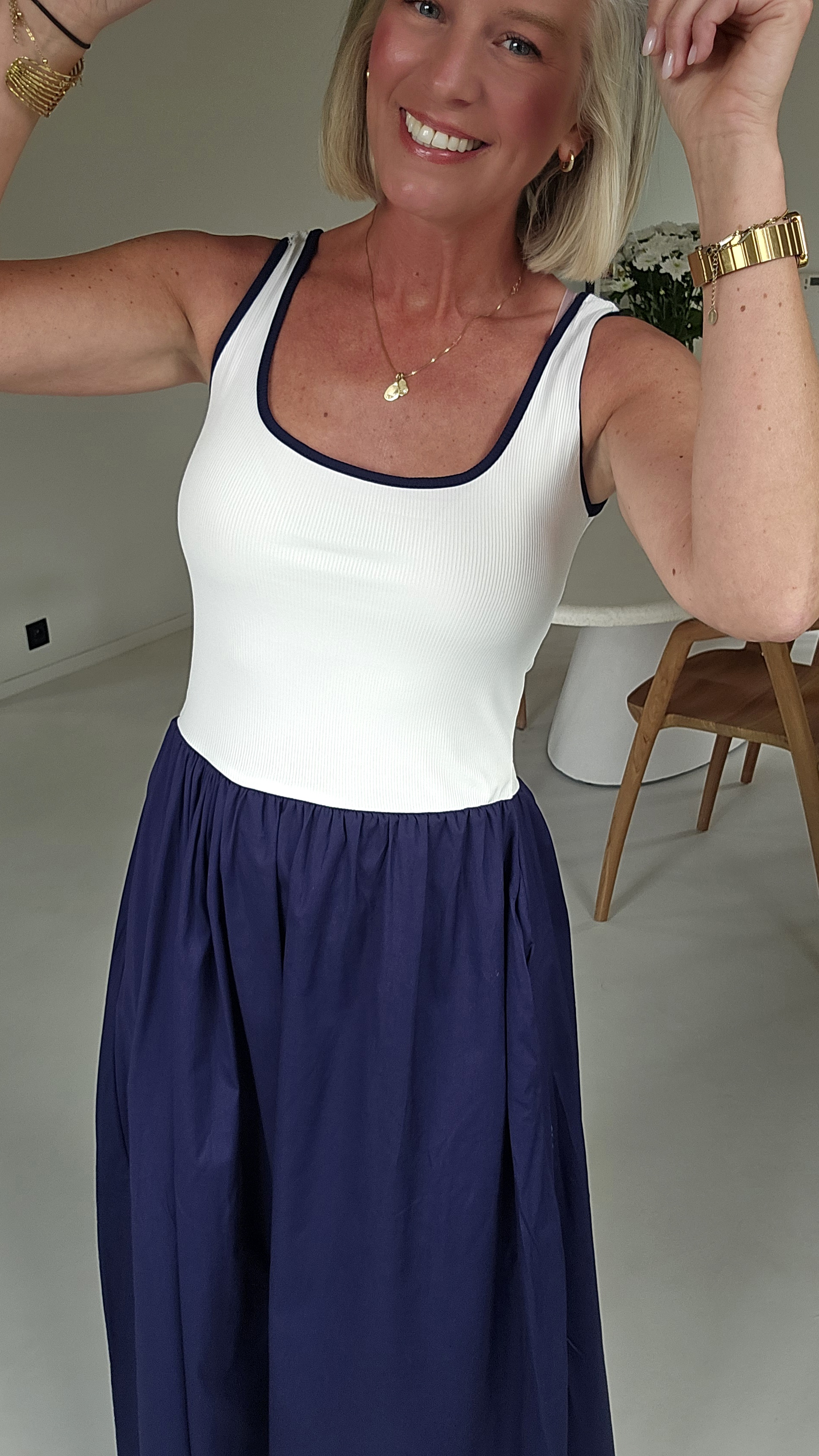 LOVI maxi dress navy