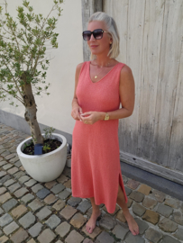 GOLDEN HAZE beach dress coral