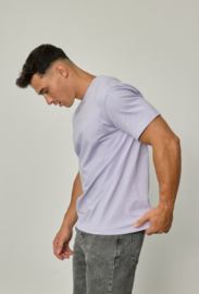 BASIC cotton tee lilac