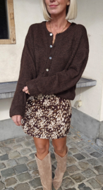 LIESJE cardigan chocolat