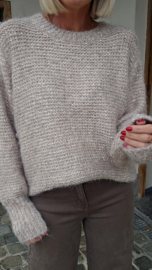 GLAM knit taupe
