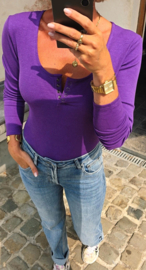 LOLO button longsleeve violet