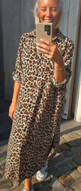 RHEA maxi shirt dress small leo