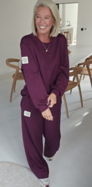 ANDIE jogger set burgundy