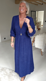ÉLAN SOIRÉE maxi dress navy