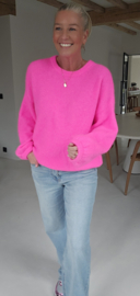 CHARLIZE supersoft knit neon pink