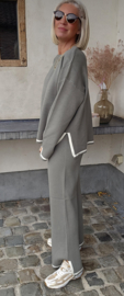 AURORA knit set soft khaki