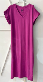 MELTE maxi T-shirt dress aubergine