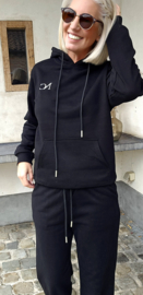 LOENA jogger set black