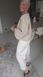 CLOUDY COURT sweatshirt beige