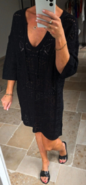 IBIZA crochet dress black