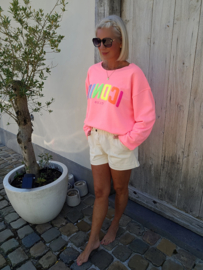 ICONIC sweatshirt neon pink