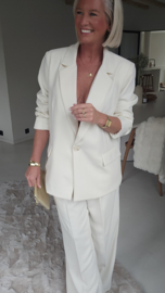 SUNLIT tailored blazer ecru