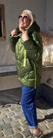 TISHA fancy coat olive
