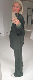 COLETTE suit blazer dark khaki