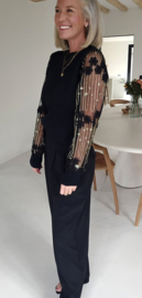 GLAM TIME knit black