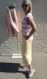 ELIE midi skirt yellow