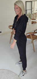 ANA sweatshirt jumpsuit black