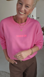ICONIC sweatshirt candy pink