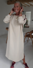 TILLY maxi sweatshirt dress beige